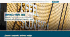 Desktop Screenshot of poslovniklub.si