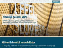 Tablet Screenshot of poslovniklub.si